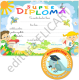 Mini pachet Super Diploma + insigna absolvire 2026 (Elicart)