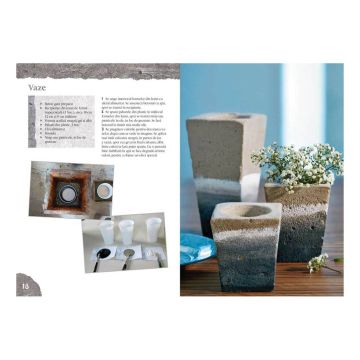 Decoraţiuni interioare din beton pentru avansaţi - Idei Creative 114 (CASA)