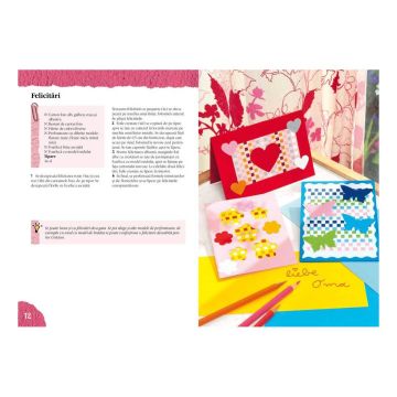 Ţeserea cu fâşii de hârtie - Idei creative 106 (CASA)