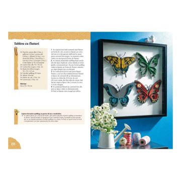 Quilling – decoraţiuni moderne - Idei creative 110 (CASA)