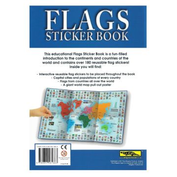 Flags Sticker Book - carte cu steaguri, autocolante (2166/FLSB)