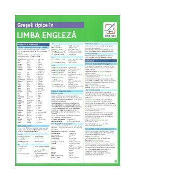 Pliant Greseli tipice in limba engleza (Booklet)