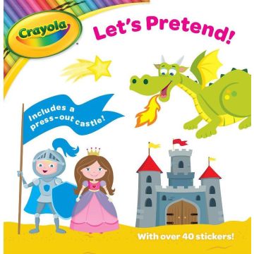 Crayola Activity Book (Let's Pretend), Carte cu autocolante si activitati (3111/CYLP)