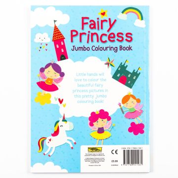Fairy Princess Jumbo Colouring Book- carte de colorat (3128/PRJC)