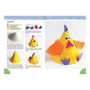 Figurine din farfurii de hârtie - Idei creative 125 (Casa)