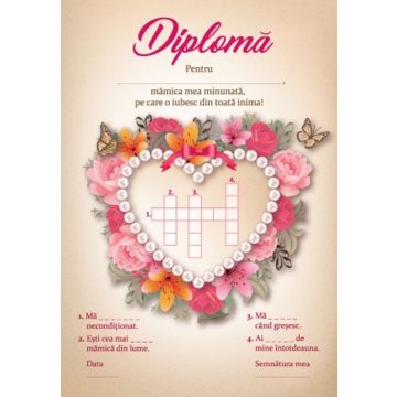 Diploma de ziua mamei 2018