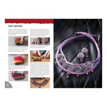 Bijuterii din lână filţuită - Idei creative 95 (CASA)