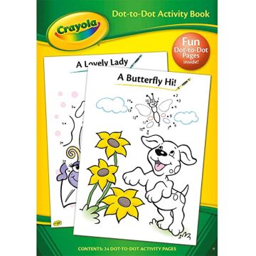 Crayola Dot to Dot Activity Book, Carte de colorat si de activitati (2965/CYDD)
