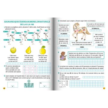 Matematică și explorarea mediului cls. a II-a semestrul I (Kreativ)