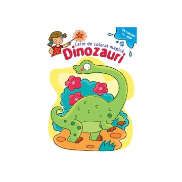 Dinozauri - carte de colorat magica (Kreativ)