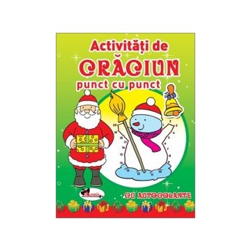 Activitati de Craciun punct cu punct(contine autocolante)(Aramis)