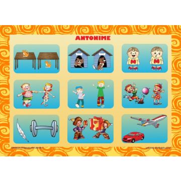 Set 3 planse. Antonime (Ars Libri)