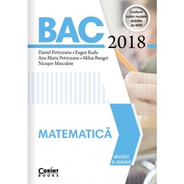 Bacalaureat 2018 - Matematica (Corint)