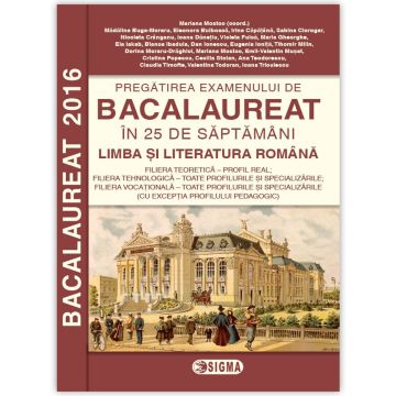 Bacalaureat 2016 - Limba si Literatura Romana - Profil Real - Clasele XI-XII - Mostoc