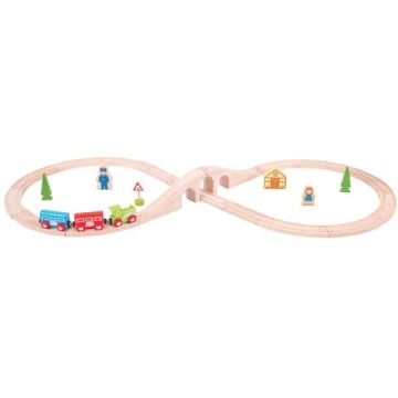 BigJigs Set tren cu cale ferata circulara