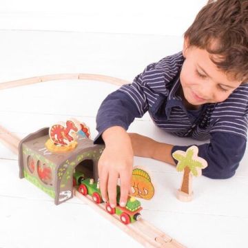 BigJigs Tunel cu T-Rex