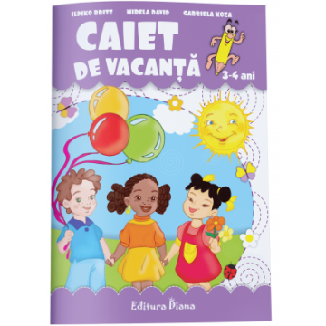 Caiet de vacanta 3-4 ani
