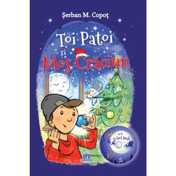 TOI-PATOI SI MOS CRACIUN - CARTE CU CD, CANTECE CRACIUN