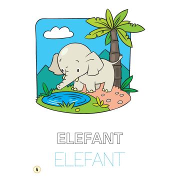 Limba engleza. Animale din savana (Elicart)
