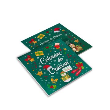 Carte de colorat - Coloram de Craciun