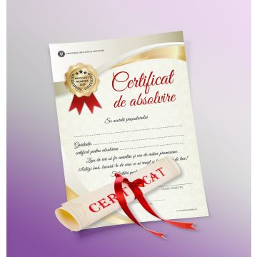 Certificat de absolvire gradinita 2026