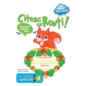 Citesc cu Ronți - caiet de lectură și aplicații pentru clasa a IV-a (Sinapsis)