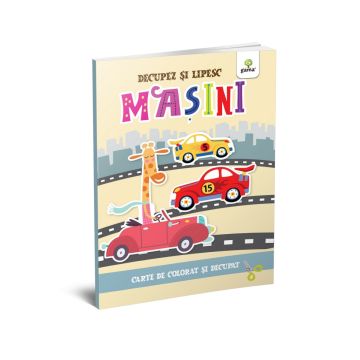 Masini - Colorez, decupez si lipesc! (Gama)