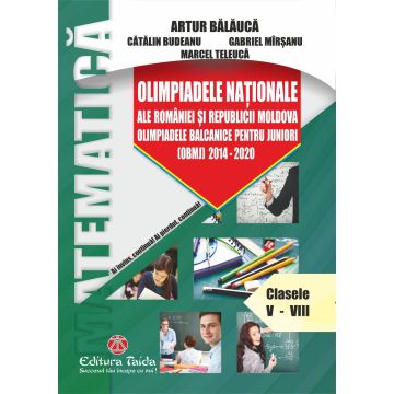 Olimpiadele Nationale ale Romaniei si Republicii Moldova, Olimpiadele balcanice pentru juniori (OBMJ) 2014-2020 Clasele V-VIII- partea a II-a