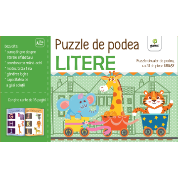 Litere - Puzzle de podea (Gama)