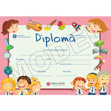 Diploma gradinita personalizabila Taida - model 32