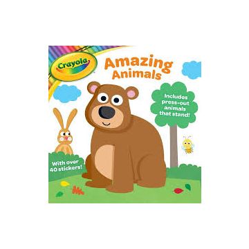 Crayola Activity Book (Amazing Animals), Carte cu autocolante si activitati (3112/CYAA)