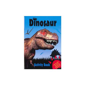 Dinosaur Activity Book - Blue, Carte de activitati cu dinozauri (Albastru) (2466/DCAB1)