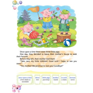 The Three Little Pigs • Cei trei purcelusi povesti bilingve (Elicart)