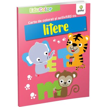 Carte de colorat si activitati cu litere (EduColor) (Gama)