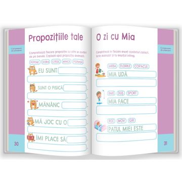 Scriere si construire de enunturi (Gata de scoala) (Gama)