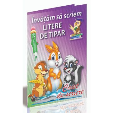 Invatam sa scriem litere de tipar (Steaua nordului)