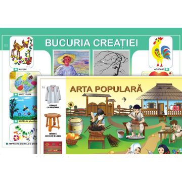 Arta populara, Bucuria creatiei; planse (Epigraf)