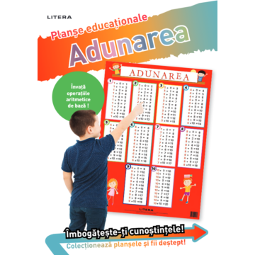 Adunarea 1/10. Planse educationale (Litera)