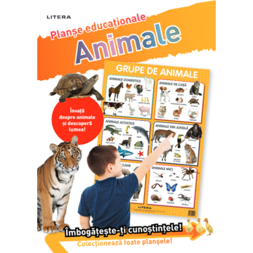 Animale. Planse educationale (Litera)