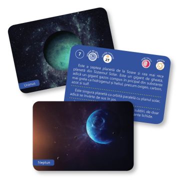 Universul. Corpuri ceresti (Carti de joc MONTESSORI pentru 6-12 ani) (Gama)