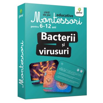 Bacterii si virusuri (Carti de joc Montessori pentru 6-12 ani) (Gama)