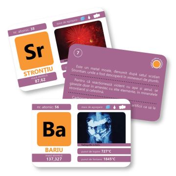 Elemente chimice (Carti de joc Montessori pentru 6-12 ani) (Gama)
