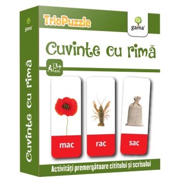 Cuvinte cu rima - Triopuzzle (Gama)