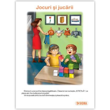 Jocuri şi jucarii. Carte uriasa pentru clasa pregatitoare. Semestrul I (Sigma)