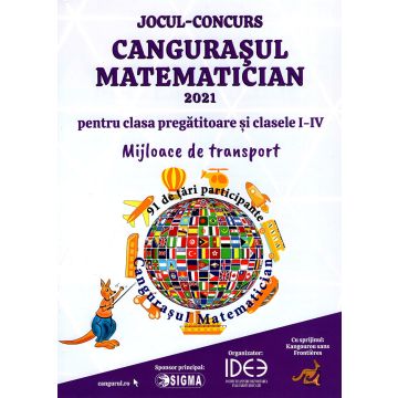  Revista Cangurasul Matematician 2021 – Mijloace de transport – pentru clasa pregatitoare si clasele I-IV (Sigma)