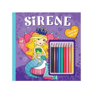 Sirene - Carte de colorat - Editura Kreativ