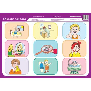 Educatie sanitara -plansa didactica A3 (Diana)