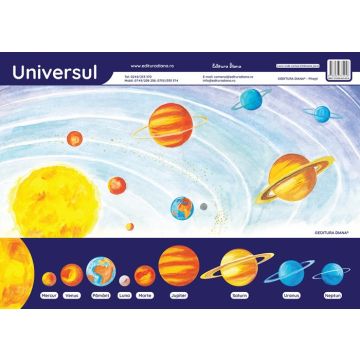 Universul - plansa didactica A3 (Diana)