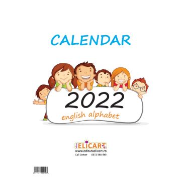 Calendar 2022 - english alphabet (Elicart)