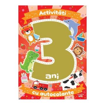 Activitati cu autocolante la 3 ani (Litera)